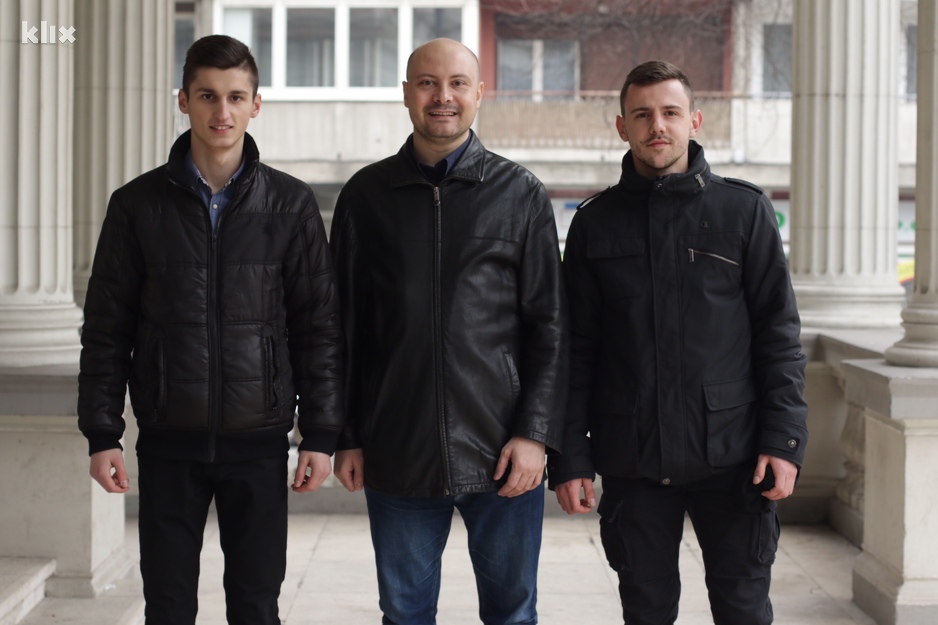 Josip Papak, Srđan Šarenac i Muhamed Lepir (Foto: Edin Hadžihasić/Klix.ba)