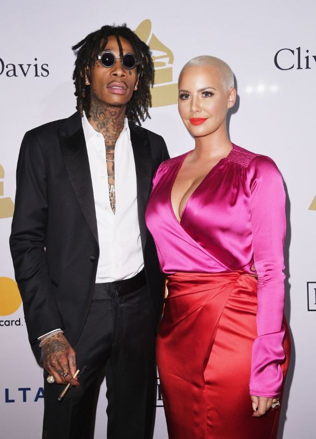 Wiz Khalifa i Amber Rose (Foto: AFP)