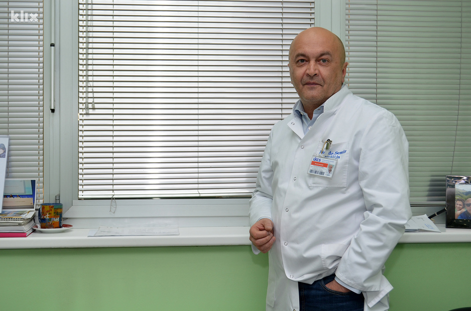 Semir Bešlija, šef Klinike za onkologiju Kliničkog centra Univerziteta u Sarajevu (Foto: Nedim Grabovica/Klix.ba)