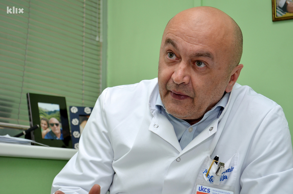 Semir Bešlija, šef Klinike za onkologiju Kliničkog centra Univerziteta u Sarajevu (Foto: Nedim Grabovica/Klix.ba)