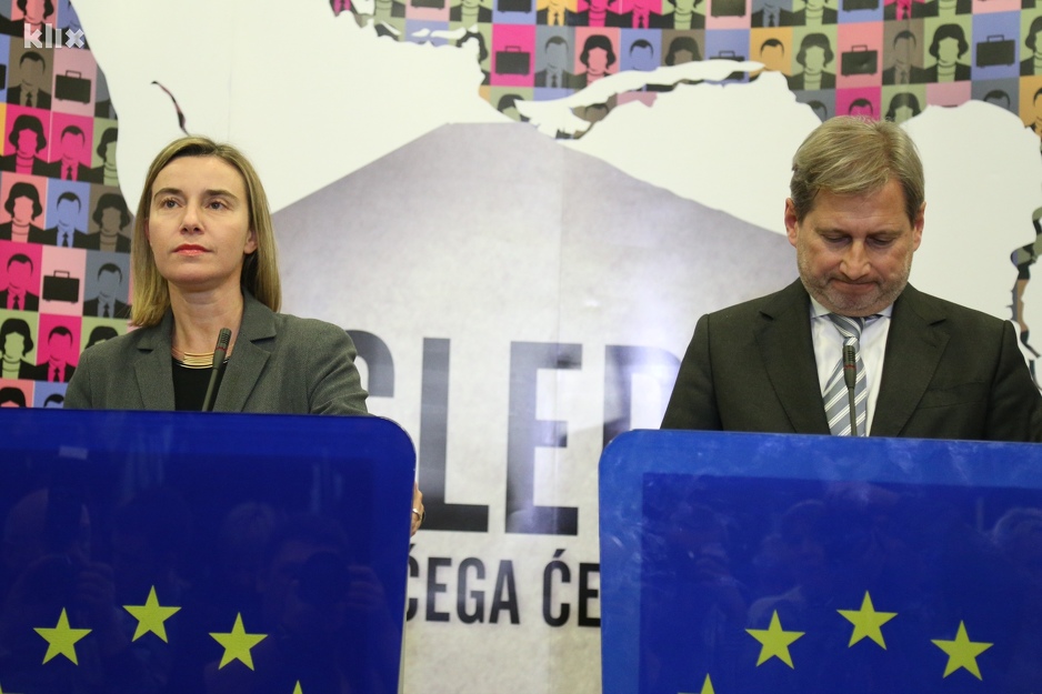 Federica Mogherini i Johannes Hahn (Foto: Feđa Krvavac/Klix.ba)