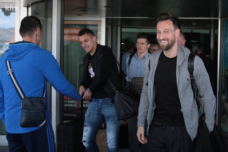 Daniel Pavlović, Rade Krunić, Gojko Cimirot (Foto: Feđa Krvavac/Klix.ba)