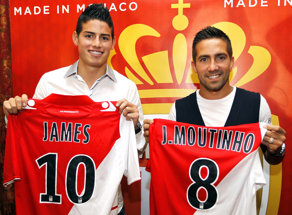 James Rodriguez i Joao Moutinho (Foto: EPA)