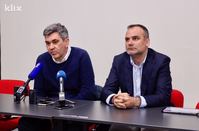 Srđan Vuletić i Dino Mustafić (Foto: Davorin Sekulić/Klix.ba)