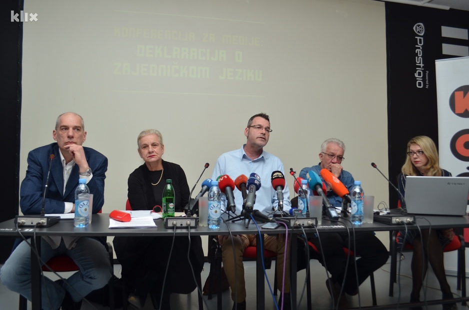 Prezentacija Deklaracije o zajedničkom jeziku u Sarajevu (Foto: Nedim Grabovica/Klix.ba)