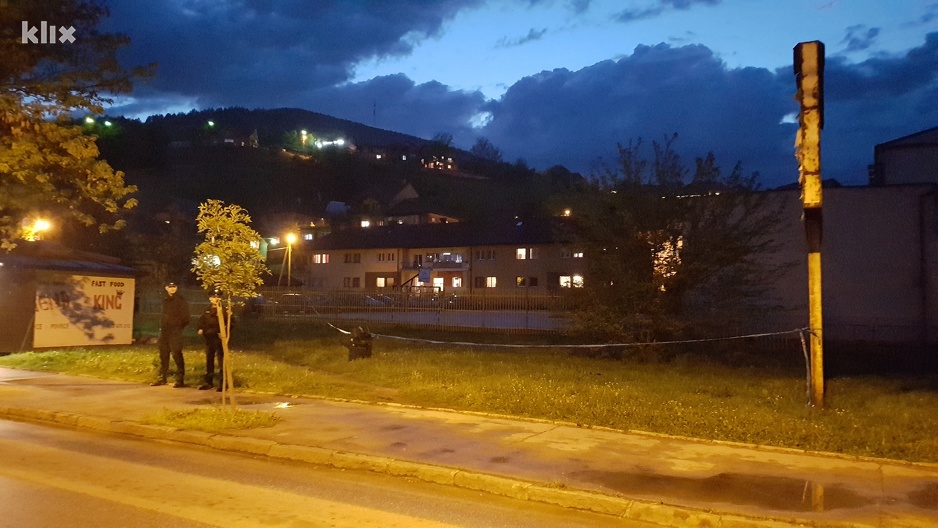 Mjesto događaja u Travničkoj ulici u Zenici (Foto: Klix.ba)