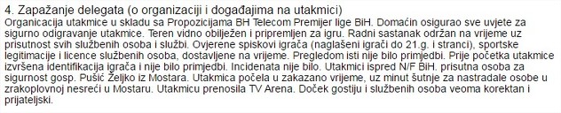 Zapažanje delegata Ivice Galića