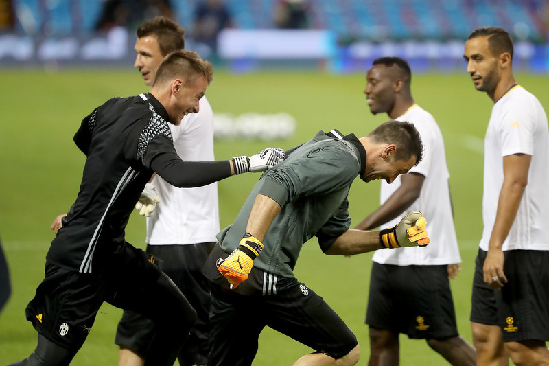 Trening Juventusa pred finale. (Foto: EPA)