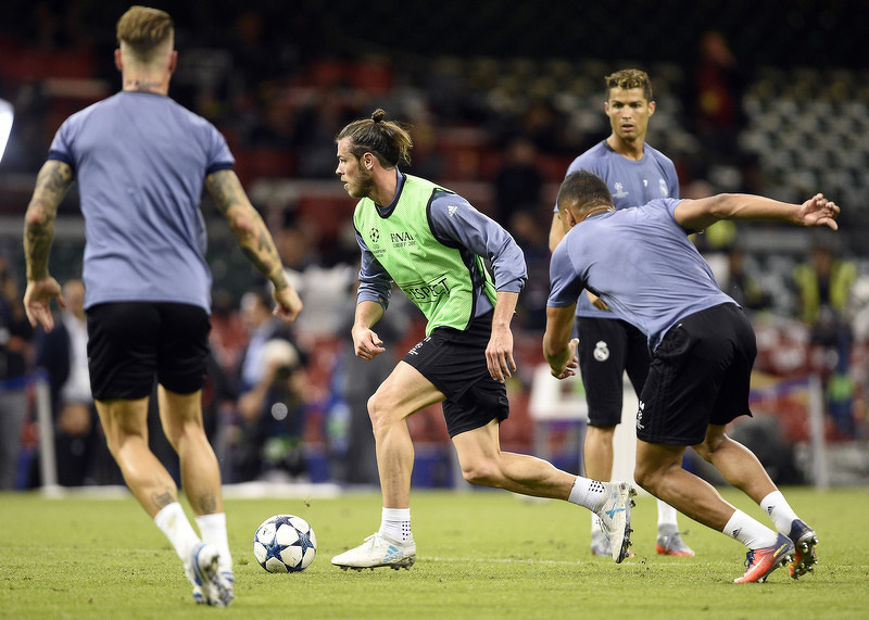 Trening Real Madrida pred finale. (Foto: EPA)
