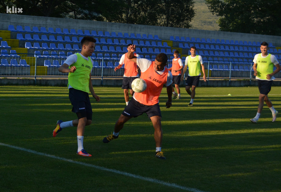 Wagner na treningu Širokog u kampu Musa-Karačić. (Foto: Klix.ba)