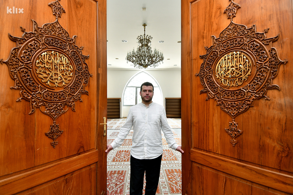 Ammar Bašić, hafiz i profesor u Gazi Husrev-begovoj medresi (Foto: Nedim Grabovica/Klix.ba)