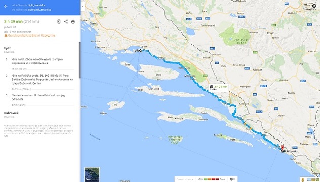 Split - Dubrovnik