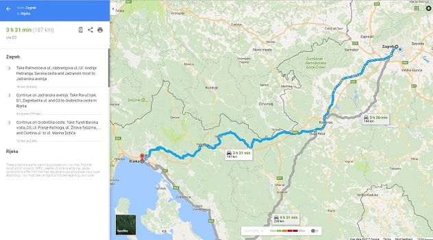 Zagreb - Rijeka