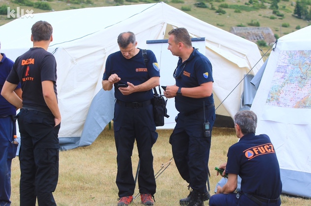 Pripadnici FUCZ-a na terenu (Foto: Feđa Krvavac/Klix.ba)