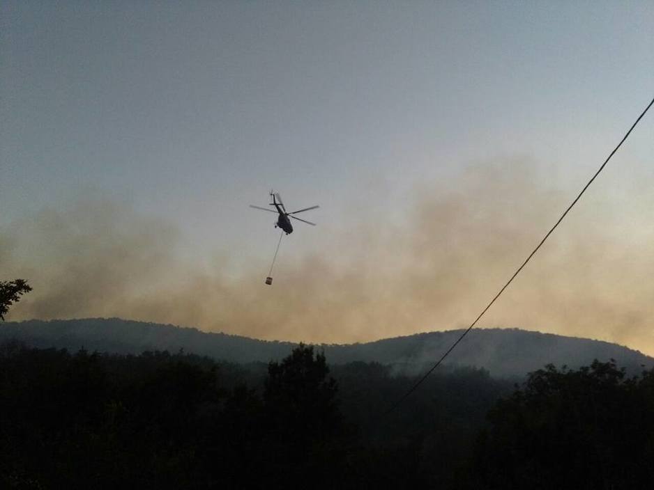 Helikopter OSBiH pomogao je danas