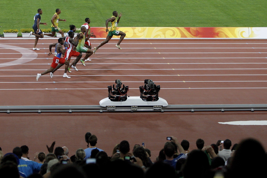 Neukrotiv, najbrži svih vremena. Detalj iz utrke na 100 metara u Pekingu 2008. godine. (Foto: EPA)