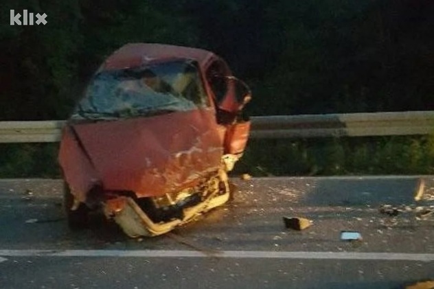 Saobraćajna nesreća u mjestu Priboj (Foto: Čitatelj/Klix.ba)