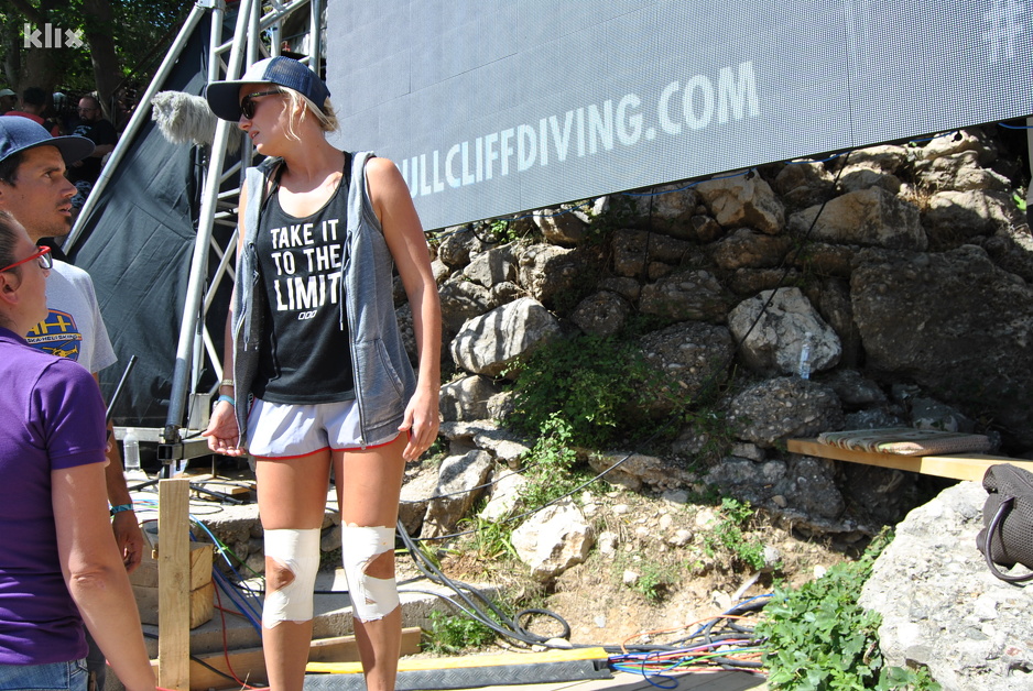 Vodeća takmičarka Rhiannan Iffland iz Australije neće nastupiti zbog jučerašnje povrede koljena. (Foto: Klix.ba)