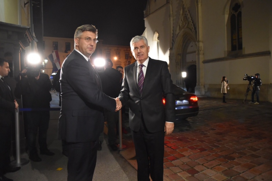 Andrej Plenković i Dragan Čović (Foto: Twitter)