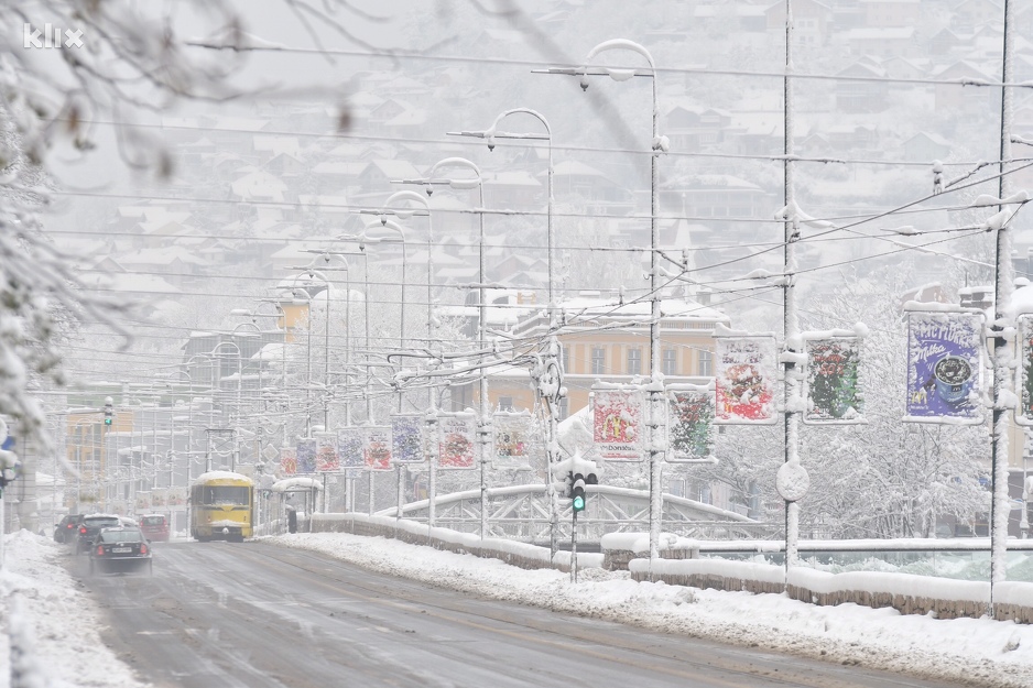 Snijeg u Sarajevu (Foto: Nedim Grabovica/Klix.ba)
