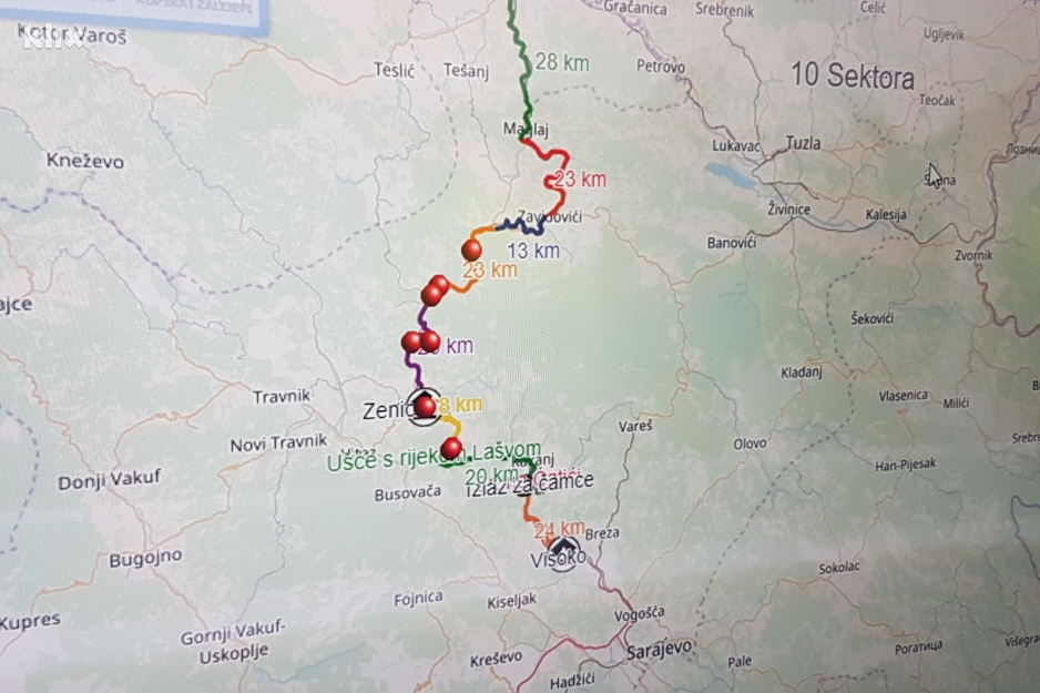 Timovi koji su vršili pretragu terena cjelodnevno praćeni preko GPS signala (Foto: Elmedin Mehić/Klix.ba)
