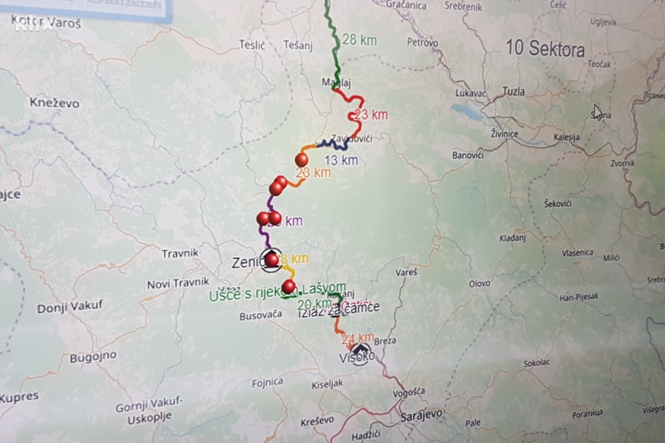 Timovi koji su vršili pretragu terena cjelodnevno praćeni preko GPS signala (Foto: Elmedin Mehić/Klix.ba)