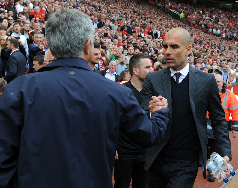Guardiola je u Cityju uspostavio svoj sistem igre, United s Mourinhom djeluje nedorečen. (Foto: EPA-EFE)