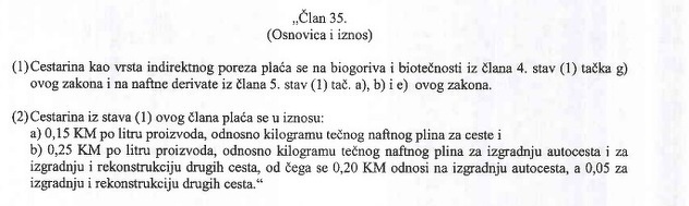 Zakon o akcizama u BiH