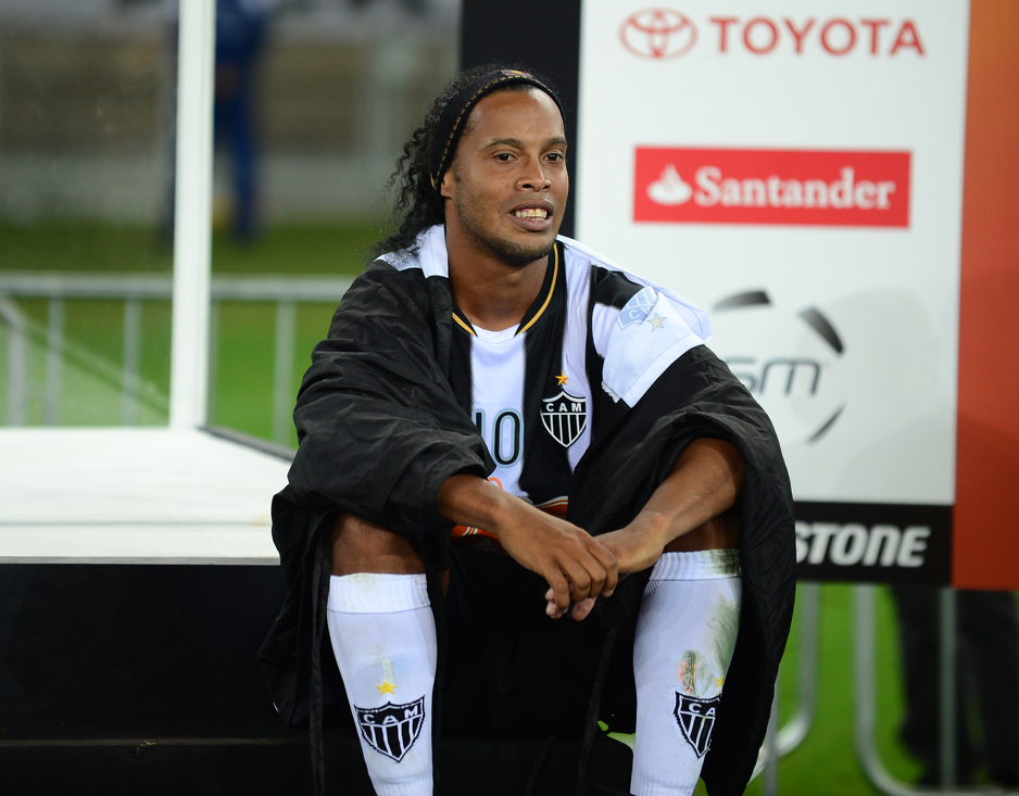 Ronaldinho nakon osvajanja Copa Libertadoresa 2013. godine. (Foto: AFP)
