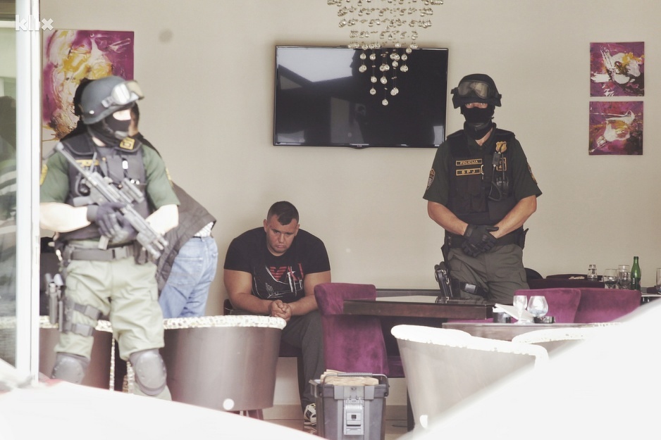 Privođenje Mirza Hatića u hotelu Bosnia