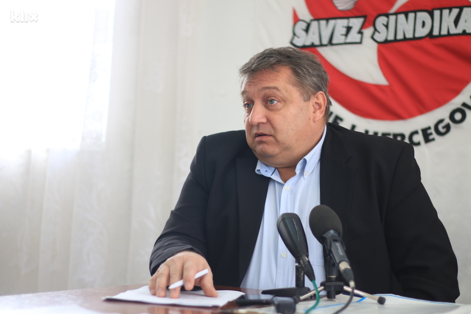 Samir Fajić, predsjednik Sindikata srednjeg obrazovanja USK-a (Foto: Klix.ba)