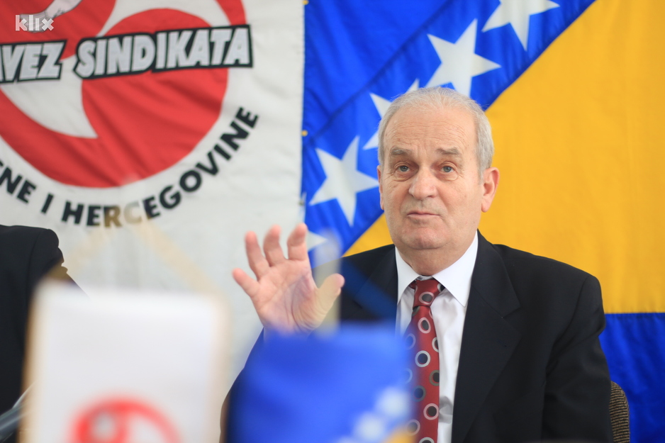 Muhamed Mahmutović, predsjednik Saveza sindikata USK-a (Foto: Klix.ba)