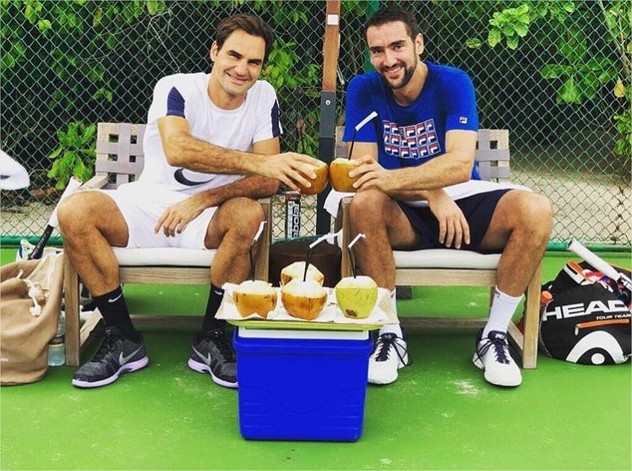 Federer i Čilić na odmoru na Maldivima