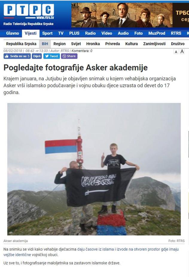 Izvještavanje RTRS-a