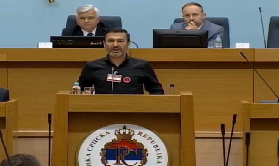 Davor Dragičević na sjednici Narodne skupštine Republike Srpske