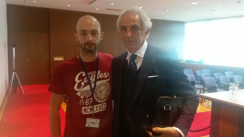Vahid Halilhodžić sa našim novinarom (Foto: Klix.ba)