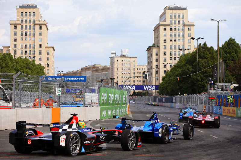 Detalj s utrke Formule E u Berlinu (Foto: EPA-EFE)