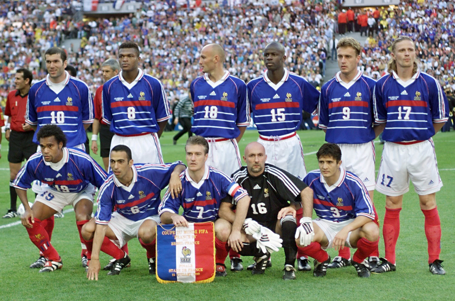 Ekipa Francuske koja je pobijedila Brazil u finalu SP 1998.