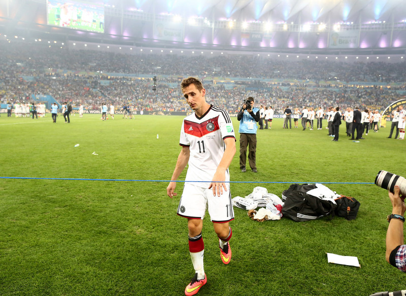 Miroslav Klose postao je najbolji strijelac u historiji Svjetskog prvenstva sa 16 pogodaka (Foto: EPA-EFE)