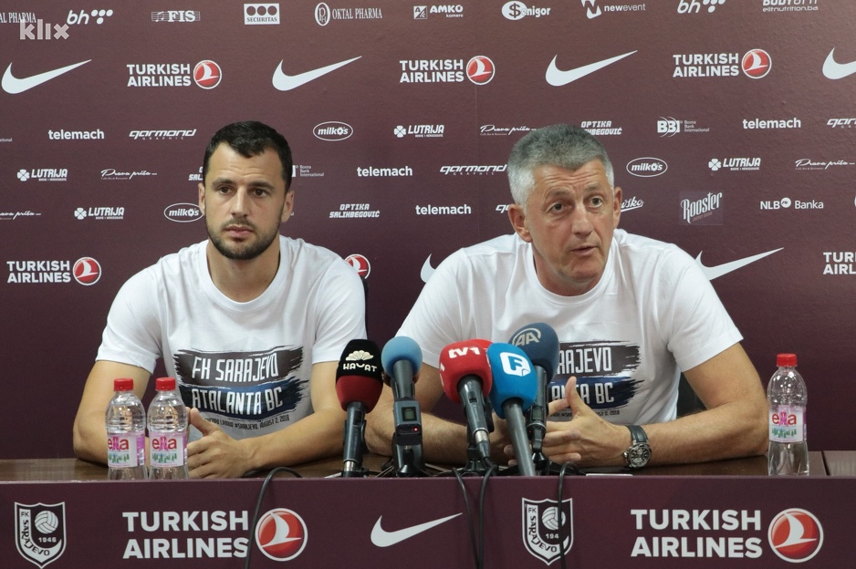 Krste Velkoski i Husref Musemić (Foto: H. M./Klix.ba)
