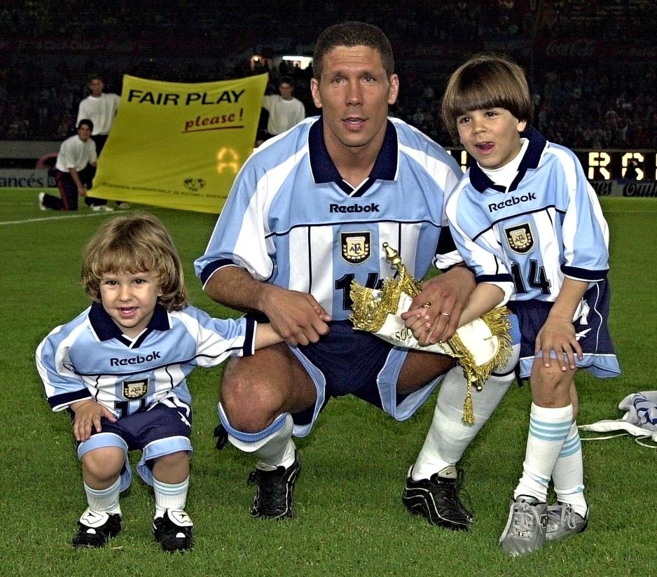 Giovanni, Diego i Gianluca Simeone (Foto: AFP)