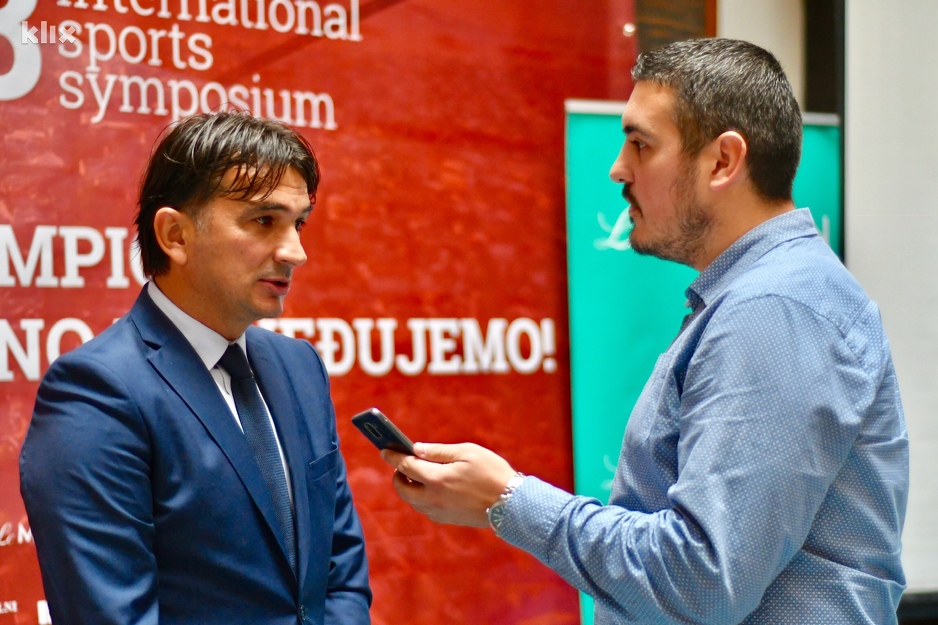 Dalić u razgovoru s našim novinarom (Foto: D. S./Klix.ba)