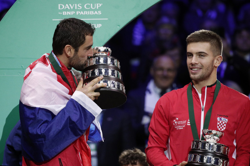 Ćorić je uz Marina Ćilića bio najzaslužniji za osvajanje Davis Cupa (Foto: EPA-EFE)