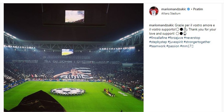 Mandžukić je miljenik navijača Stare dame.