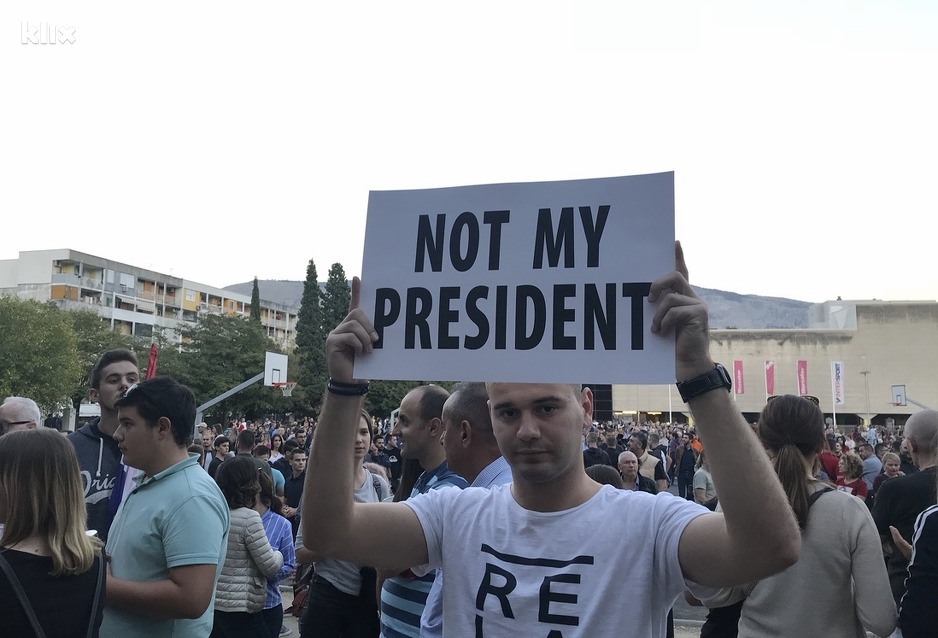 Protesti u Mostaru (Foto: R. D./Klix.ba)