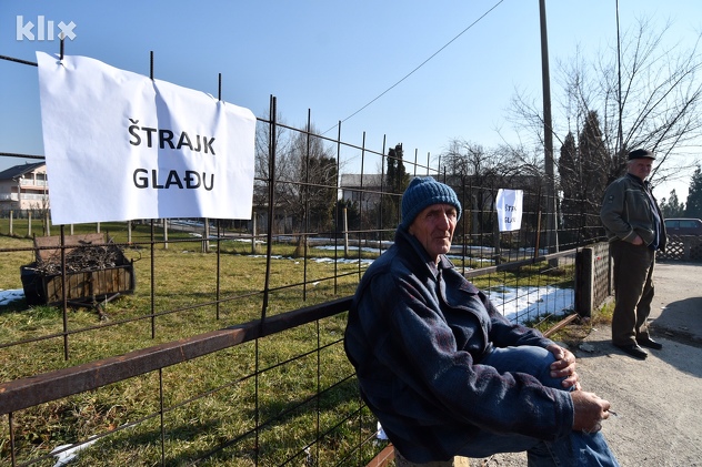 Protesti radnika Hidrogradnje (Foto: Arhiv/Klix.ba)