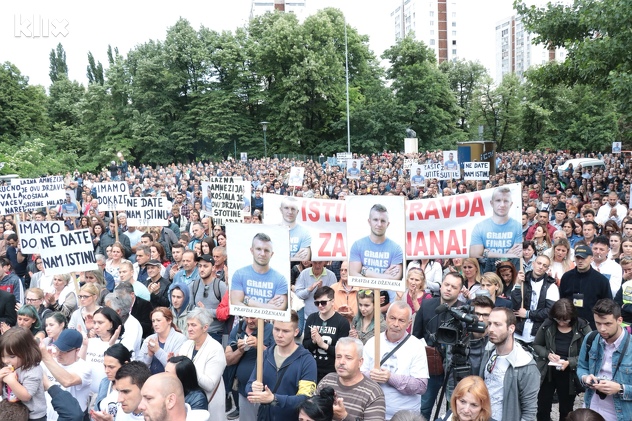 Protesti "Pravda za Davida i Dženana" (Foto: Arhiv/Klix.ba)
