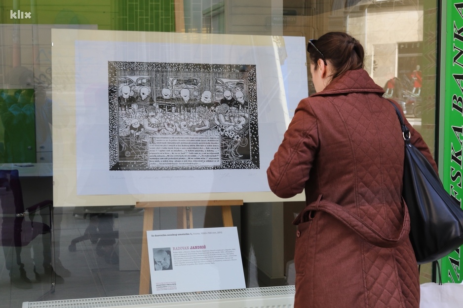 Prvo ulično bijenale grafike u Sarajevu (Foto: Arhiv/Klix.ba)