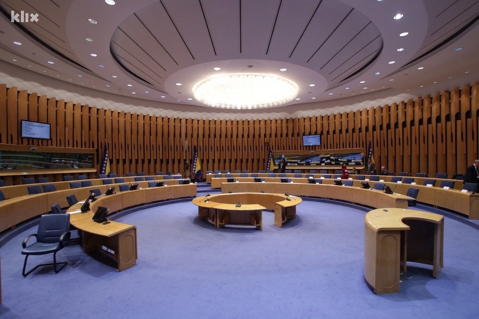 Sala Doma naroda Parlamentarne skupštine BiH (Foto: Klix.ba)