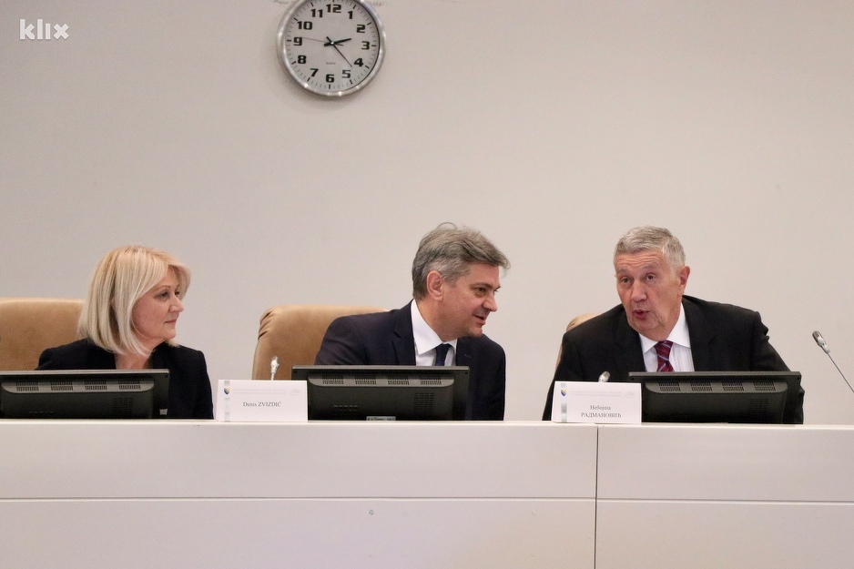 Krišto, Zvizdić i Radmanović (Foto: Klix.ba)